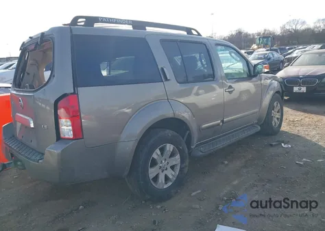 2006 Nissan Pathfinder Le из США, поврежденный, VIN 5N1AR18W96C615948